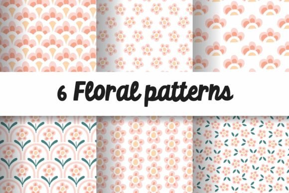 Download Floral Patterns in Soft Pastel Colors - Floral pattern Collection